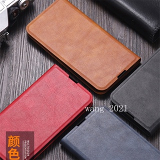 Flip Casing VIVO IQOO Z7 Z7x VIVO V27e V27 Pro Y02A Y02 X90 Pro 5G เคส Phone Case All Inclusive Protection Leather Back Cover with Card Package Foldable Holder Mens Business Soft Case เคสโทรศัพท