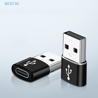 Best3c ใหม่ ขายดี อะแดปเตอร์แปลง USB C 3.1 Type C ตัวเมีย เป็น USB 3.0 Type A ตัวผู้ 1 ชิ้น