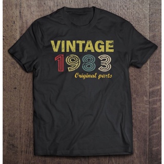 เสื้อยืด ลาย Bday 38Th 1983 38 ปี สไตล์วินเทจ ของขวัญวันเกิด สําหรับผู้ชาย