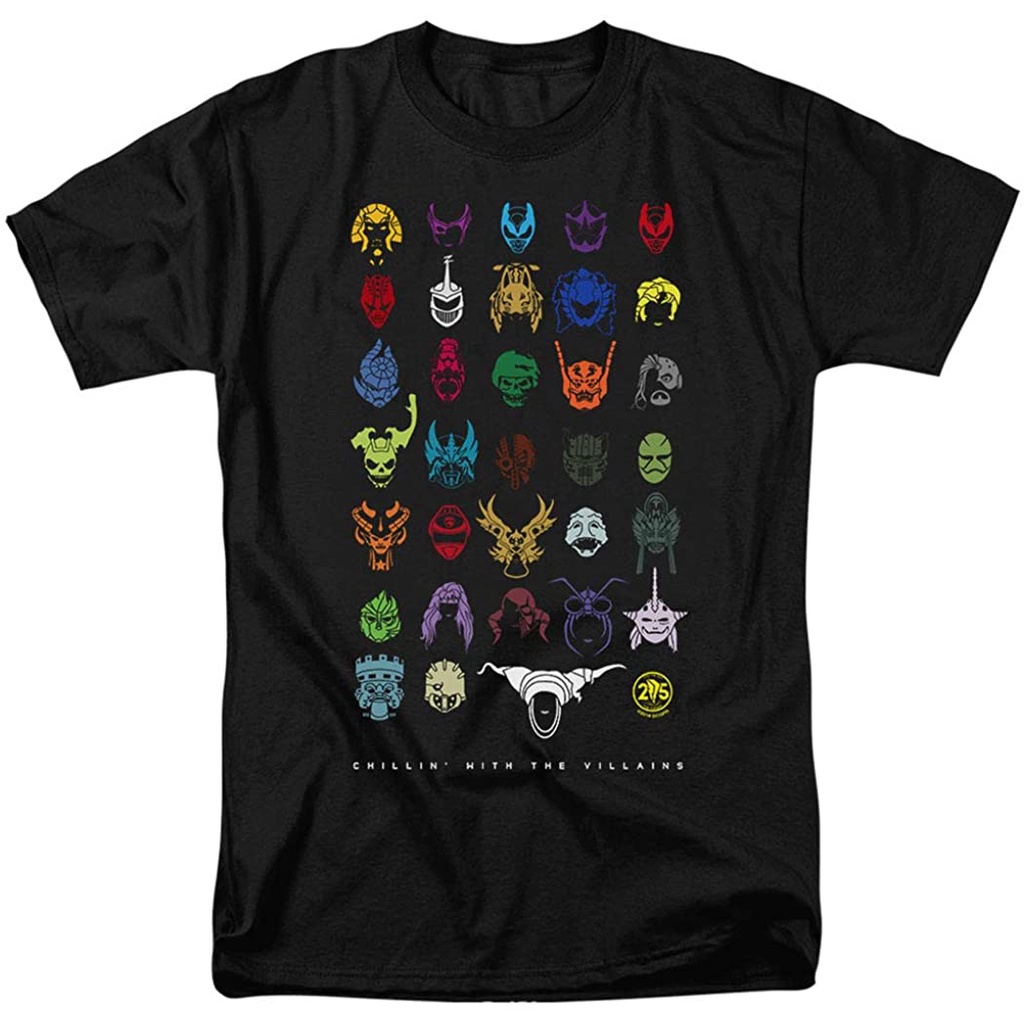 ใหม่-เสื้อยืดลําลอง-แขนสั้น-พิมพ์ลาย-power-rangers-chillin-สําหรับผู้ชาย-ไซซ์-2t-6xl-444206