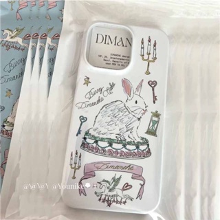 INS Cake Rabbit Phone Case For Iphone14 Phone Case for Iphone 11/12/13/X/XR