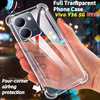 เคสโทรศัพท์มือถือ ซิลิโคน ใส กันกระแทก ป้องกันเลนส์กล้อง สําหรับ Vivo Y36 5G 2023 Y36 5G 2023 Y22 Y22S 36Y Y35 Y16 Y36 35 4G 5G