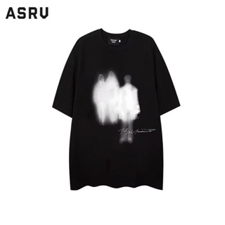ASRV เสื้อยืดคอกลมแขนสั้นผู้ชายแฟชั่นแบรนด์มาตรฐานวัยรุ่นยอดนิยมเทรนด์ใหม่ของญี่ปุ่น