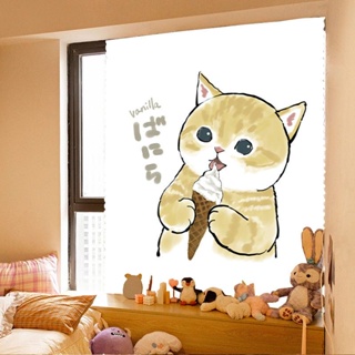 💕พร้อมส่งจ้า💕ผ้าม่านทึบแสง ม่านประตู❤ ลายแมวน่ารัก ผ้าตกแต่ง ผ้าแขวนผนัง แฟชั่นญี่ปุ่น ผ้ากันแสง✨6สี