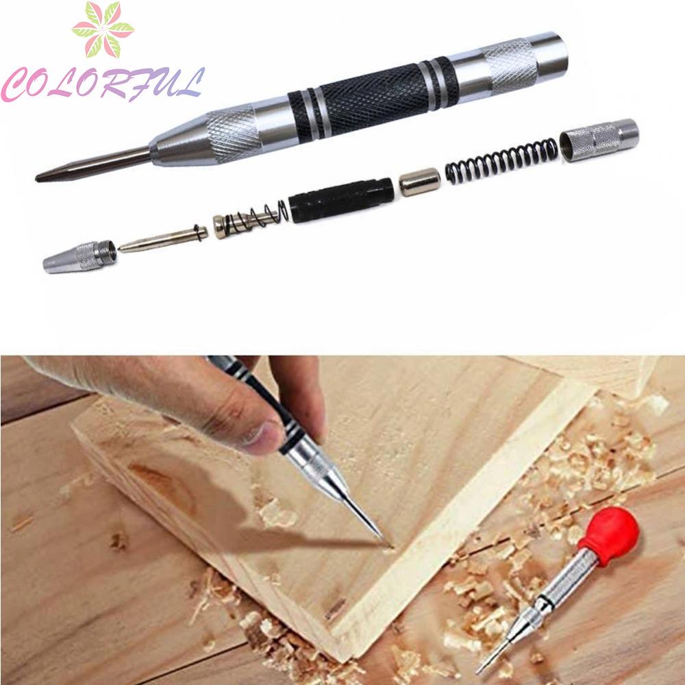 colorful-easy-to-use-spring-loaded-marker-automatic-center-punch-for-precise-marking-on-wood-glass-and-metal