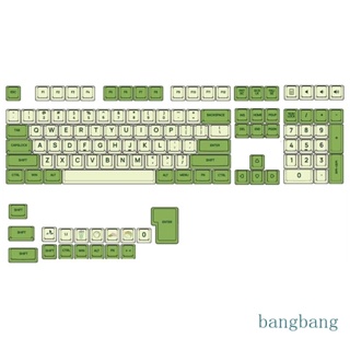 Bang PBT Keycap XDA Profile Matcha ชุดปุ่มกดภาษาอังกฤษ 125 ชิ้น