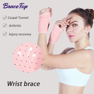 Bracetop สายรัดข้อมือ บรรเทาอาการปวดข้อมือ บรรเทาอาการปวดเอ็นอักเสบ สําหรับเด็ก และผู้ใหญ่ 1 ชิ้น