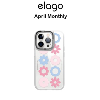 Elago April Monthly เคสใสกันกระแทกเกรดพรีเมี่ยมจากอเมริกา เคสสำหรับ iPhone13/14/14Pro (ของแท้100%)