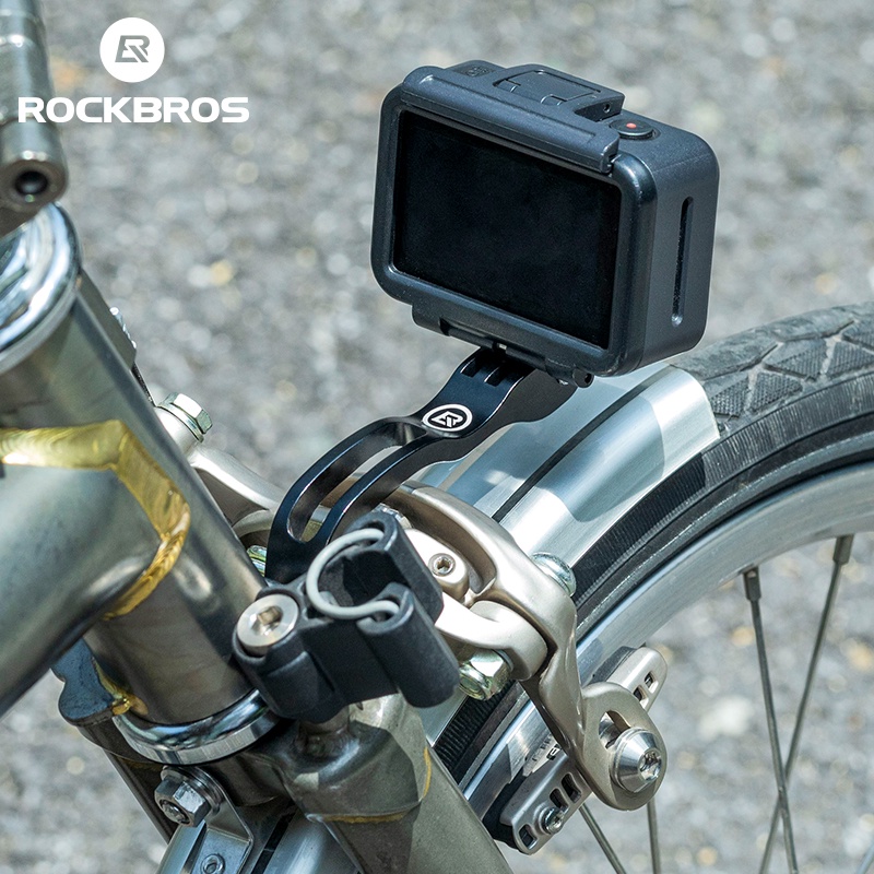 rockbros-ขาตั้งไฟหน้าจักรยาน-อะลูมิเนียมอัลลอย-สําหรับ-brompton-gopro