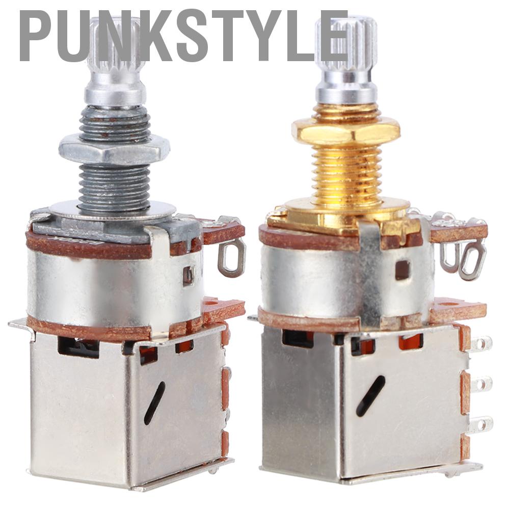 Punkstyle กีตาร์หม้อ Potentiometer ไฟฟ้า Bass Push Pull 18mm Shaft ...