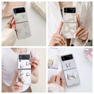 เคสโทรศัพท์มือถือ แบบฝาพับ ป้องกัน หรูหรา สําหรับ Samsung Z Flip4 Z Flip3 Z Flip 4 Z Flip 3