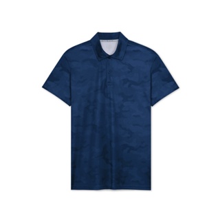 AIIZ (เอ ทู แซด) - เสื้อโปโลแอคทีฟผู้ชาย ผ้าพิมพ์ลายพรางแห้งเร็ว Men’s Sport Style Quick Dry Active Polo Shirts