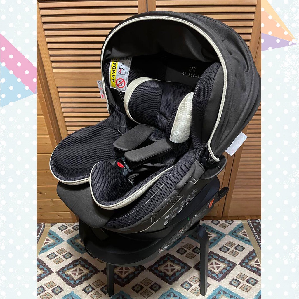 คาร์ซีทมือสอง -- AILEBEBE Kurutto 4i Grance สีน้ำตาล (ปี2017) | Shopee ...