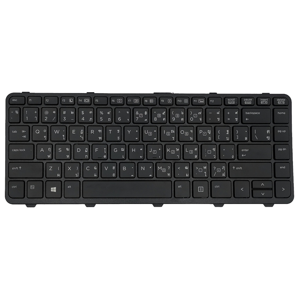 keyboard-คีย์บอร์ด-hp-probook-440-g0-440-g1-440-g2-430-g2-445-g1-640-g1-645-g1-ไทย-อังกฤษ