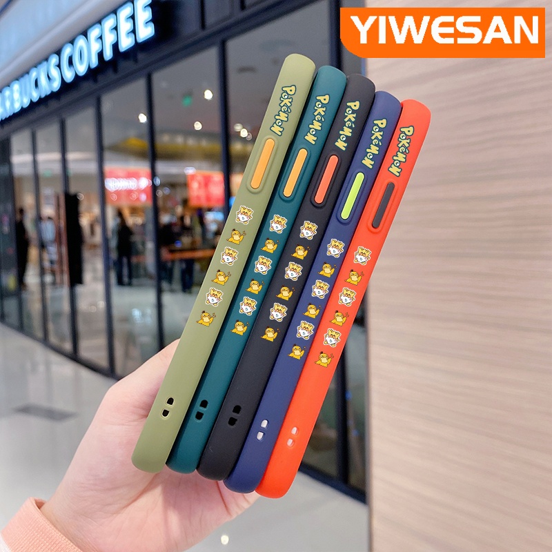 เคสซิลิโคนนิ่ม-แบบใส-ขอบสี่เหลี่ยม-ลายการ์ตูนโปเกม่อน-เป็ด-กันกระแทก-สําหรับ-realme-c20-c20a-c11-2021-narzo-50i