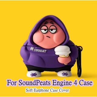 【Case Home】เคสหูฟัง แบบนิ่ม ลายการ์ตูนอนิเมะ สําหรับ SoundPeats Engine 4 SoundPeats Engine 4