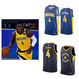 Indiana Pacers #4 Victor Oladipo เสื้อสเวตเตอร์ของเสื้อบาสเก็ตบอล NBA Jersey