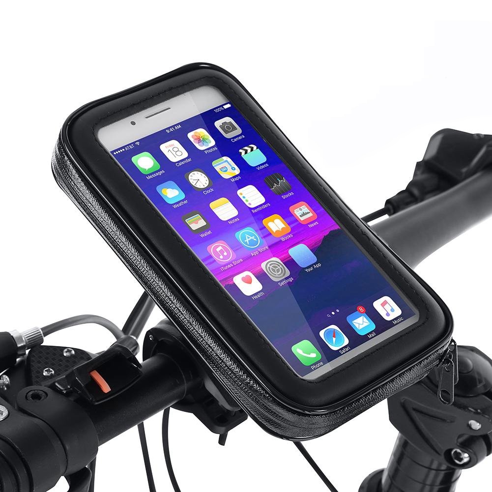 กระเป๋าใส่โทรศัพท์มือถือ-กันน้ํา-อุปกรณ์เสริม-สําหรับติดแฮนด์บาร์รถจักรยาน-รถจักรยานยนต์