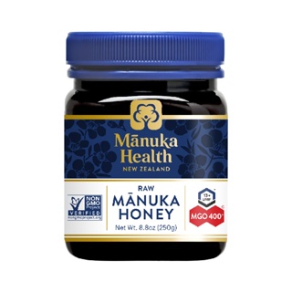 Manuka Health น้ําผึ้งมานูก้าดิบ นิวซีแลนด์ MGO 400+ UMF 13+ [250-500 กรัม]