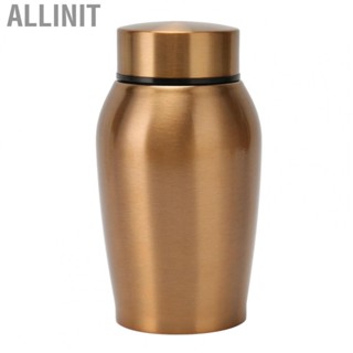 Allinit Pet Memorial Urns  Stainless Steel Small Cremation Jar for Cats Dogs