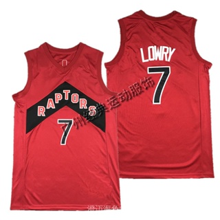 เสื้อกีฬาบาสเก็ตบอล NBA Jersey Raptores Siah Cam Loret No. โมเดลรถตู้ 7 Van Freet 23 City Retro Edition 620826