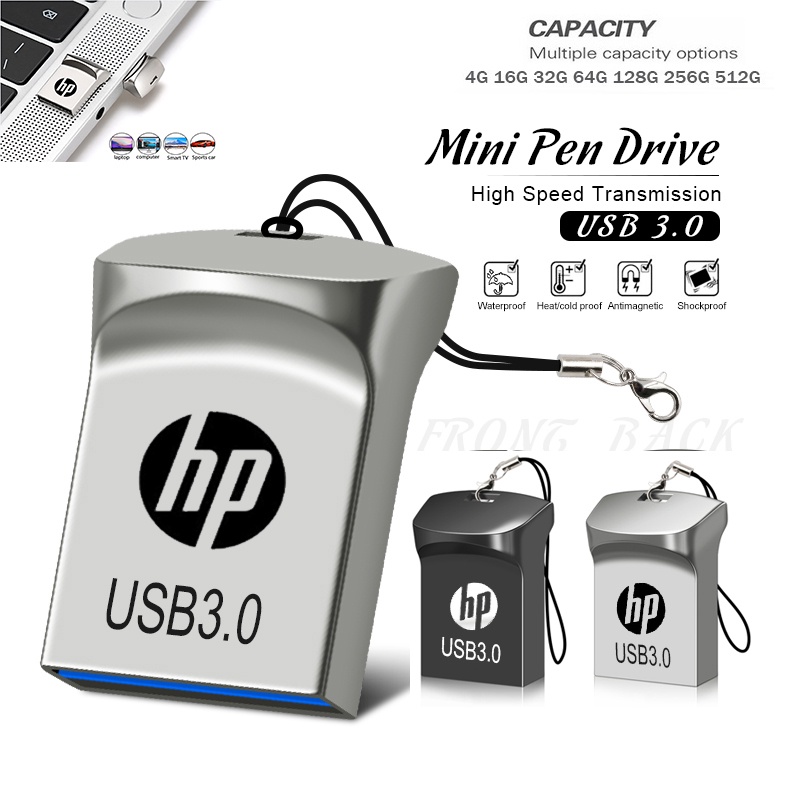 แฟลชไดรฟ์-ความเร็วสูง-hp-super-mini-usb-3-0-16gb-64gb-128gb-256gb-512gb-1tb