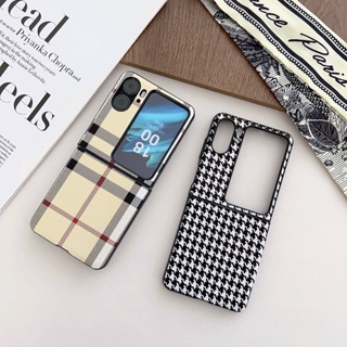 เคสโทรศัพท์มือถือ แบบฝาพับ หรูหรา สําหรับ OPPO Find N2 Flip N2Flip