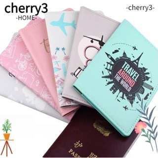 Cherry3 กระเป๋าสตางค์ ใส่หนังสือเดินทาง บัตร เอกสาร สวยหรู