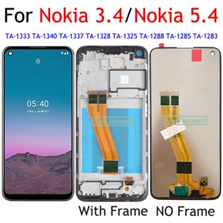 【พร้อมส่ง】อะไหล่หน้าจอสัมผัส Lcd 6.39 นิ้ว พร้อมกรอบ แบบเปลี่ยน สําหรับ Nokia 3.4 Nokia 5.4 TA-1325 TA-1288 TA-1285 R3KW