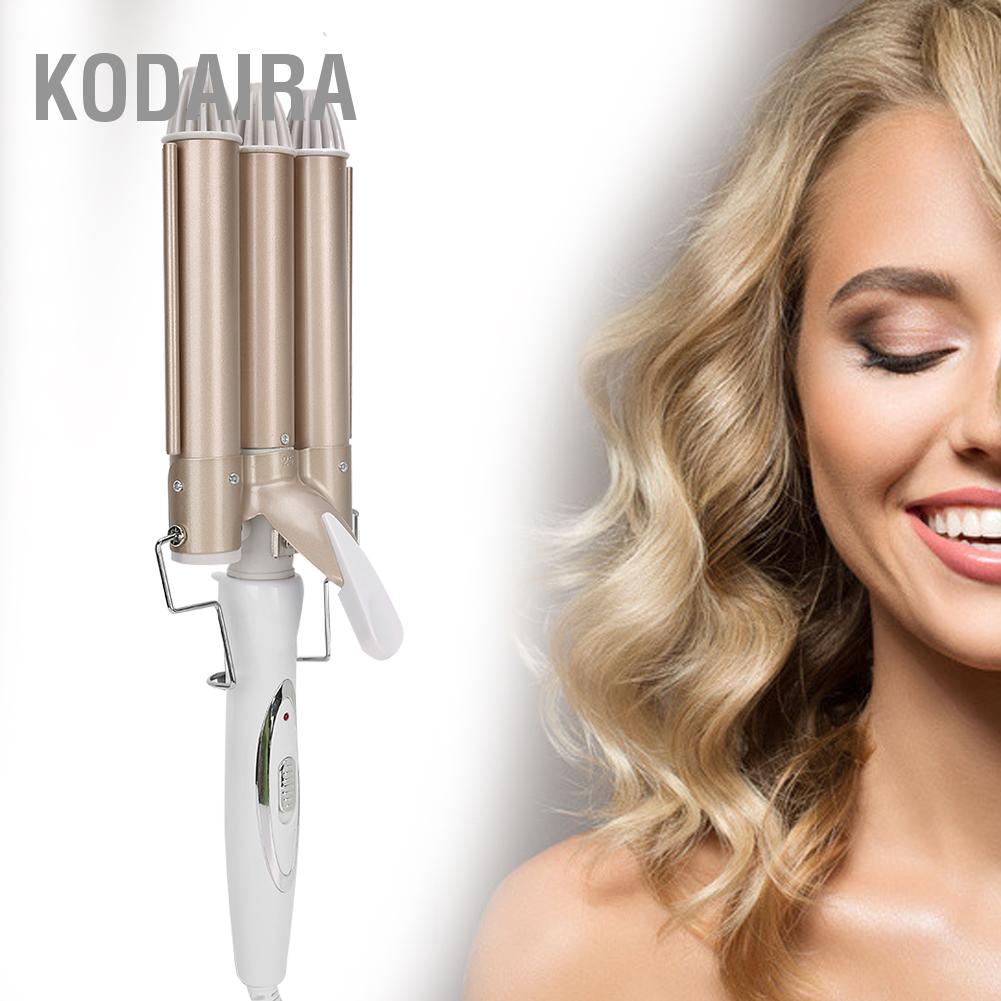 kodaira-อุปกรณ์ทําผมเหล็กดัดผม-3-บาร์เรล-25-มม-110-240v