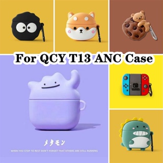 【Case Home】เคสหูฟัง แบบนิ่ม ลายการ์ตูน สําหรับ QCY T13 ANC QCY T13 ANC