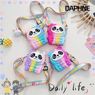 Daphne กระเป๋าใส่เหรียญ ซิลิโคน ทรงแพนด้า