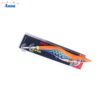 【Anna】Versatile and Long Range Fishing with 20g Squid Hook Luminous Wooden Shrimp Bait