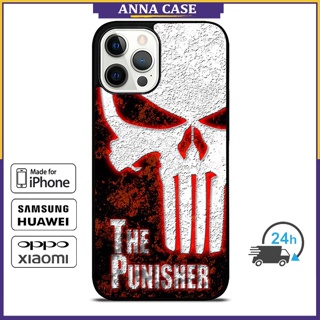 เคสโทรศัพท์มือถือ ลาย The Punisher 1 สําหรับ iPhone 14 Pro Max 13 Pro Max Samsung Galaxy Note10+ S21Ultra