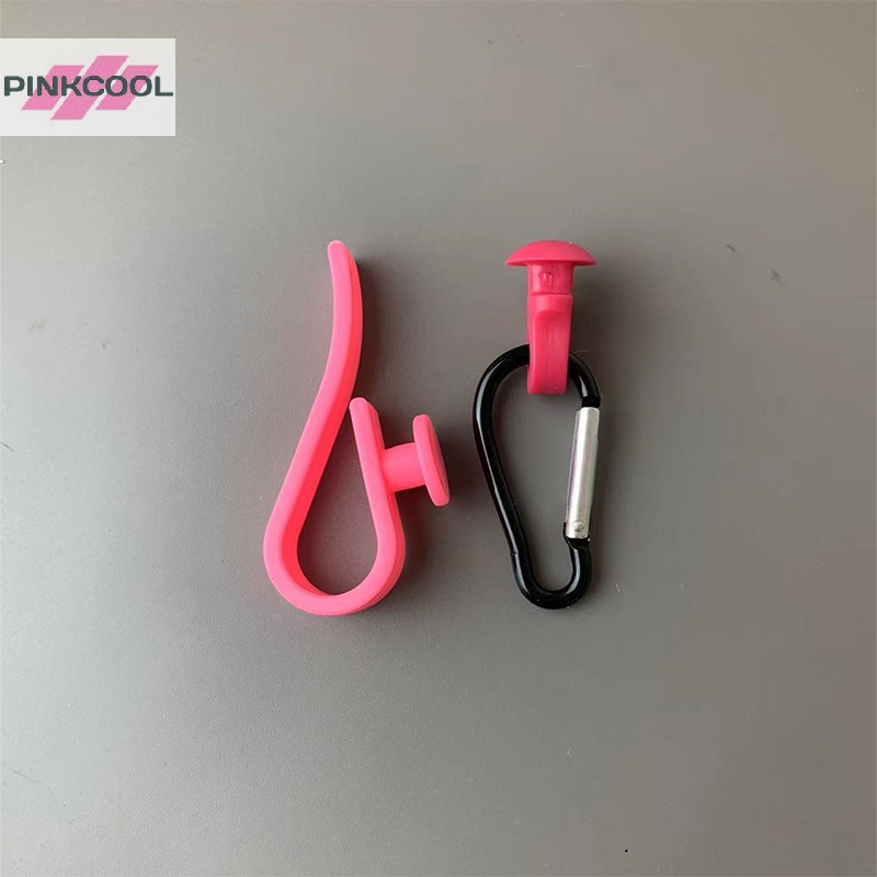 pinkcool-ขายดี-ตะขอเชื่อมต่อพวงกุญแจ-อุปกรณ์เสริม-สําหรับกระเป๋า-bogg