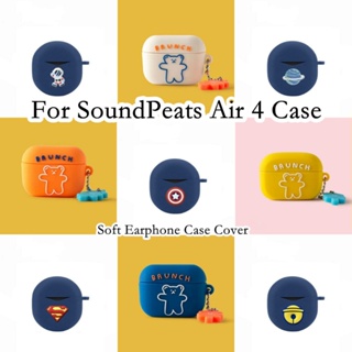 【ส่วนลด】เคสหูฟัง แบบนิ่ม ลายการ์ตูน สําหรับ SoundPeats Air 4 SoundPeats Air 4