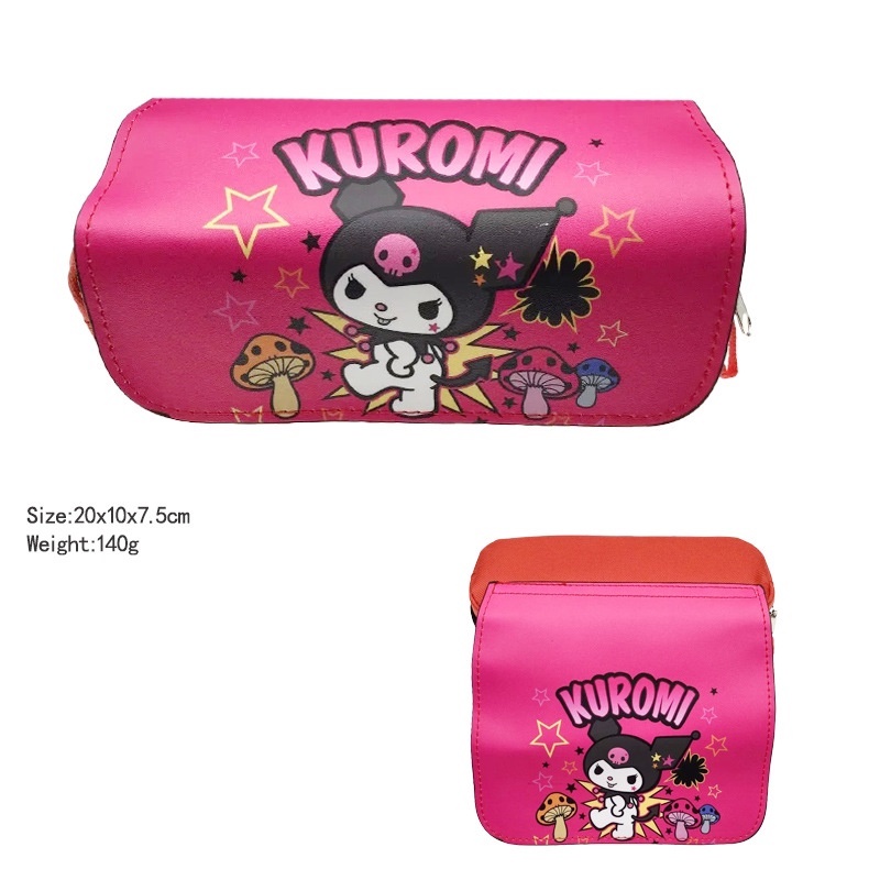 fash-sanrio-kuromi-mymelody-hellokitty-กล่องดินสอ-ลายการ์ตูนน่ารัก-ความจุขนาดใหญ่-สําหรับนักเรียน