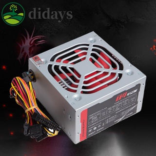 พาวเวอร์ซัพพลายคอมพิวเตอร์ 200W ATX 450W 4Pin 2 SATA สําหรับเดสก์ท็อป PC [Didays.th]