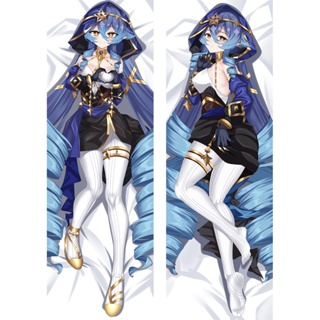 Genshin Impact Layla คอสเพลย์ Dakimakura ปลอกหมอนบอดี้ ปลอกหมอนหนังพีช กอด ปลอกหมอน Layla ปลอกหมอนยาวคริสต์มาส