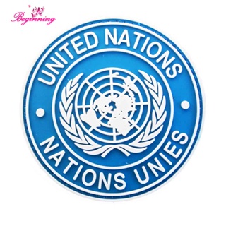 ✿ เริ่มต้น ✿ แผ่นแพทช์ไหล่ ของแท้ International U.N UN United Nations #กิ๊บติดผม ✿