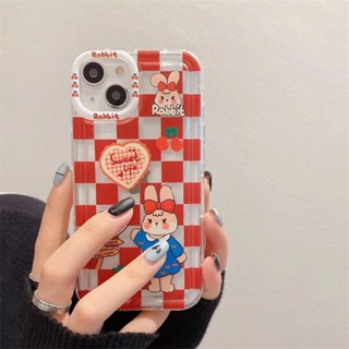 C0tj เคสป้องกันโทรศัพท์มือถือ ลายกราฟฟิตี้กระต่ายน่ารัก กันกระแทก สําหรับ Iphone 13Pro 14Pro 4s 5S 7P