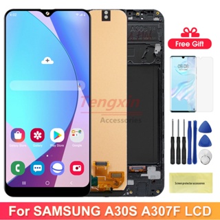 หน้าจอแสดงผลดิจิทัล Lcd แบบเปลี่ยน สําหรับ Samsung Galaxy A30S A307 A307F DS A307FN DS A30S