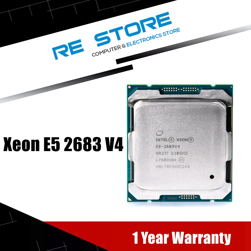 โปรเซสเซอร์ cpu Intel Xeon E5 2683 V4 SR2JT 2.1GHz 16-Cores 40M LGA2011 ...