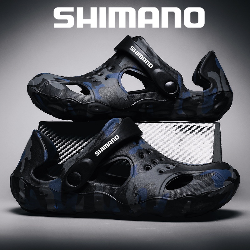 shimano-รองเท้าแตะ-eva-พื้นนิ่ม-กันลื่น-ระบายอากาศ-เหมาะกับเดินชายหาด-แฟชั่นฤดูร้อน-สําหรับผู้ชาย