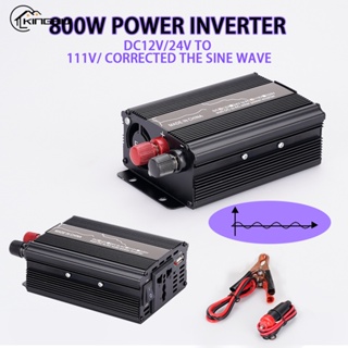 อินเวอร์เตอร์ชาร์จพลังงานแสงอาทิตย์ DC 12 24V เป็น AC 110V 3000W สําหรับรถยนต์