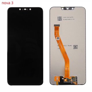 หน้าจอสัมผัสดิจิทัล LCD สําหรับ HUAWEI Nova 3 PAR-LX1 PAR-LX9