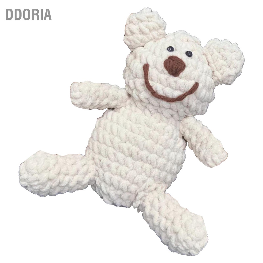 ddoria-ชุดหมีโครเชต์สำหรับเด็กผู้ใหญ่-diy-มือถักชุดสัตว์โครเชต์ฝ้ายสำหรับงานฝีมือ