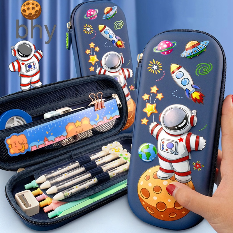 bhy-กล่องดินสอ-ลายการ์ตูนแมวนักบินอวกาศ-3d-น่ารัก-เครื่องเขียน-สําหรับโรงเรียน
