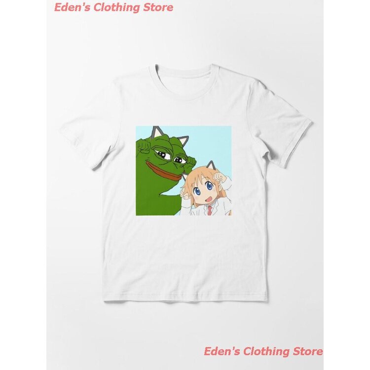 2022-การ์ตูน-กบเศร้า-sad-frog-kawaii-waifu-pepe-essential-t-shirt-เสื้อยืดพิมพ์ลาย-เสื้อยืดคู่รัก