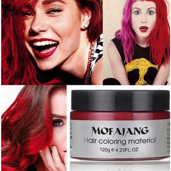 mofajang-ครีมแฟชั่นชั่วคราวสีย้อมร้านผมขี้ผึ้งครีมจัดแต่งทรงผมการสร้างแบบจำลองน้ำมันใส่ผมชั่วคราวสีผม